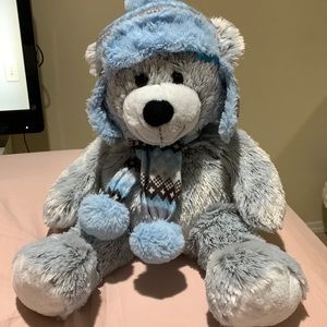 Winter teddy bear